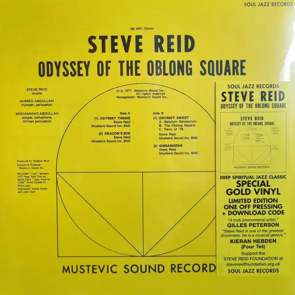 Steve Reid - Odyssey Of The Oblong Square Best Coast Music