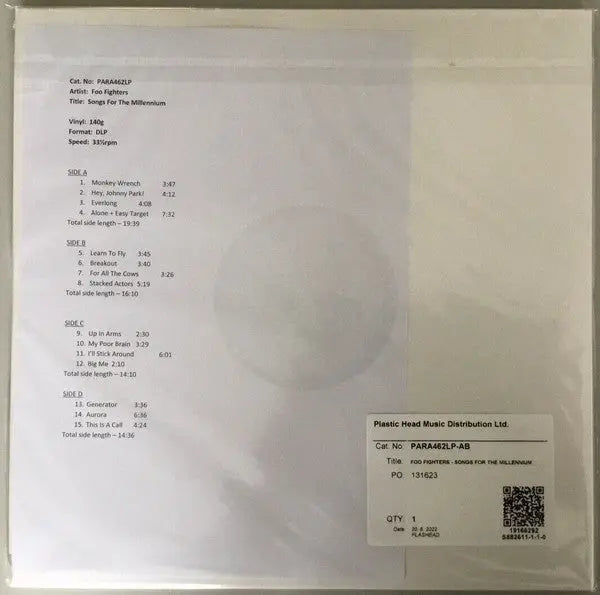 Foo Fighters - Songs For The Millennium Best Coast Music