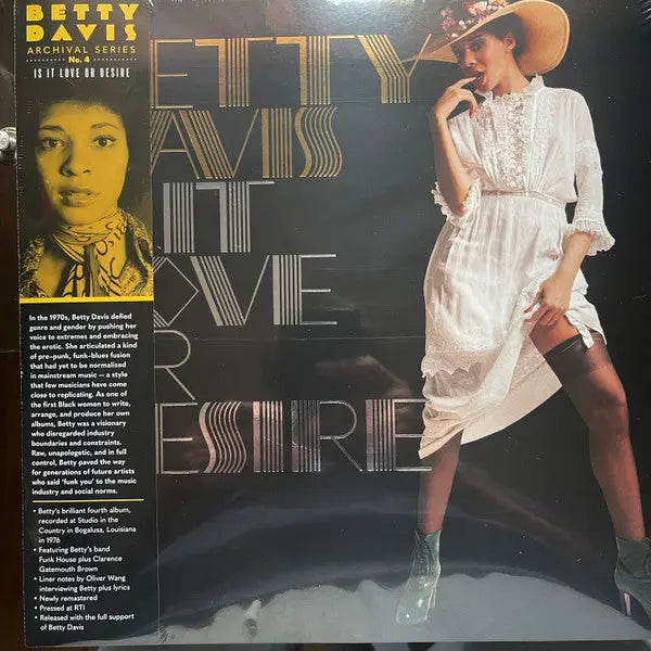Betty Davis - Is It Love Or Desire [Black] Best Coast Music