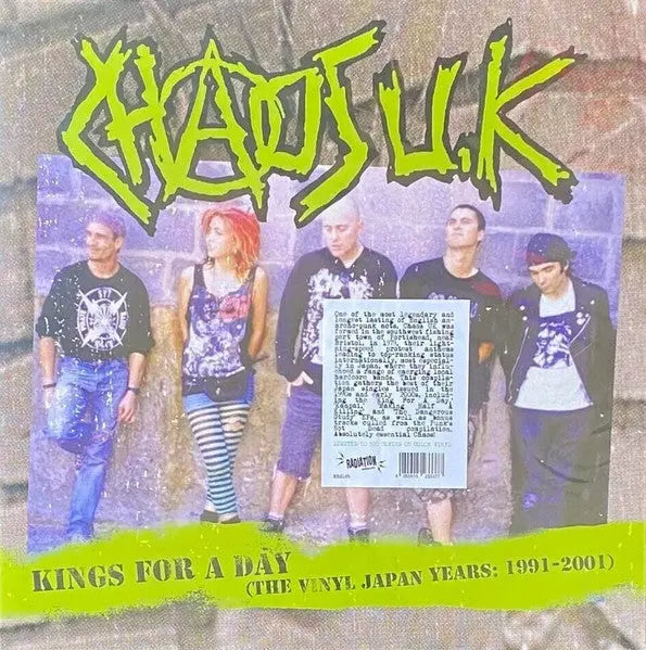 Chaos UK - Kings For A Day (The Vinyl Japan Years: 1991 - 2001) Best Coast Music