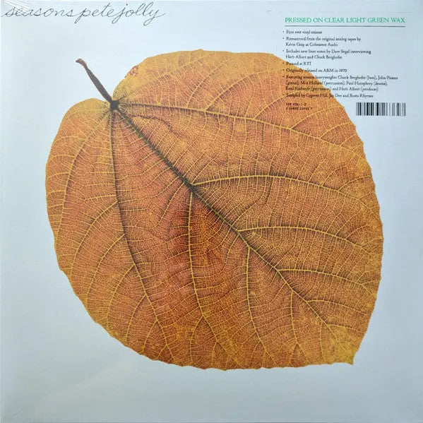Pete Jolly - Seasons Best Coast Music
