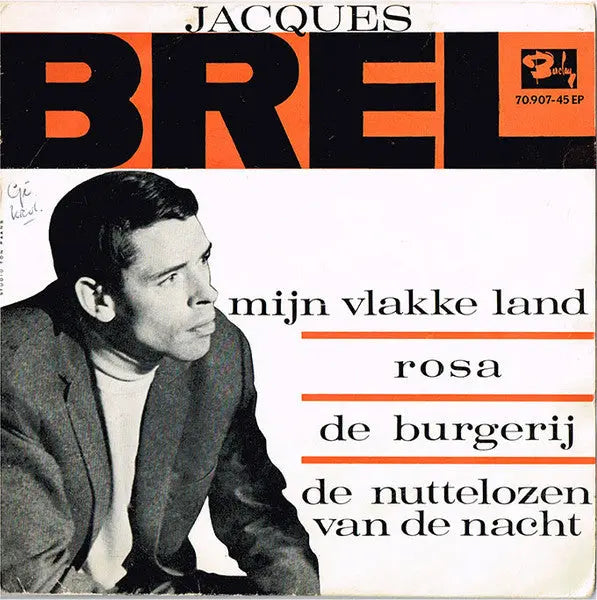 Jacques Brel - Mijn Vlakke Land [Clear] Best Coast Music