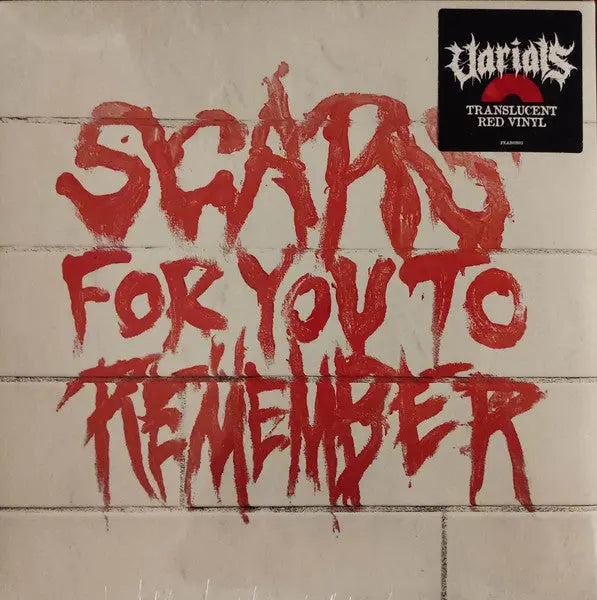 Varials - Scars For You To Remember [Red] Best Coast Music